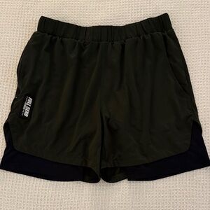Full Send Men's Dark Green Athletic Shorts